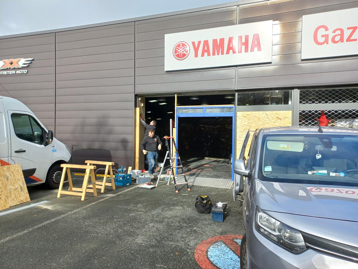 , Charente-Maritime : à Royan, un casse à la voiture bélier chez un concessionnaire de motos