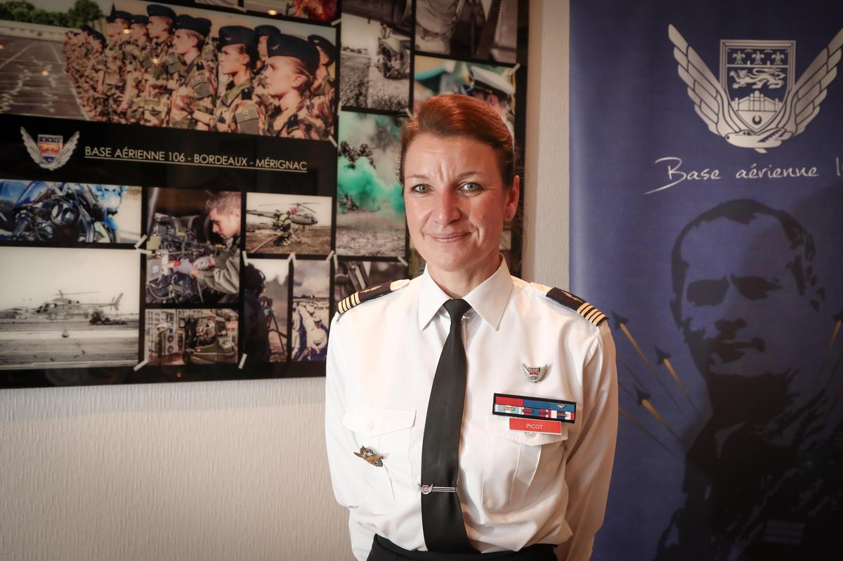 Le colonel Nathalie Picot, commandante de la base arienne BA 106 de Bordeaux Mérignac, sera présente au Rêve d’Icare.